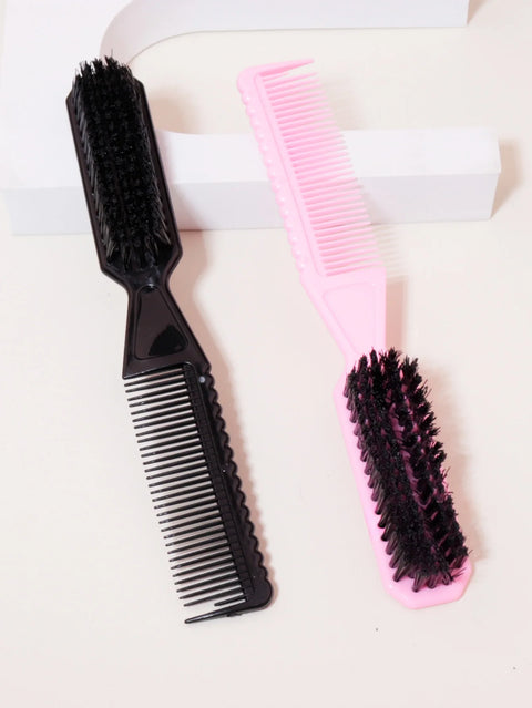 Multi functional fading brush, nylon bristles, men's hairstyle brush, tool scissors cleaning brush, beard brush