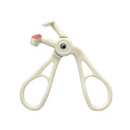 Portable One-Clip Eyelash Curler Wide-Angle Partial Eyelash Curler with Comb Teeth & Rubber Quick Natural Curling Long Lasting