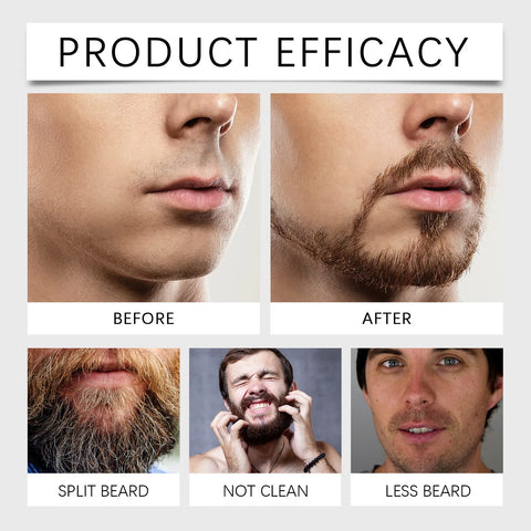 Beard Cleansing Shampoo Softens Beard Deep Cleansing Men'S Shaving Gentle Cleansing Shaving