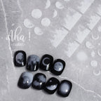 3D Nail Art Stickers  Translucence Moon/Star/Cloud Ultra-thin Nail Decals 3d Self-Adhesive White Cloud Moon Star Kawaii Sliders
