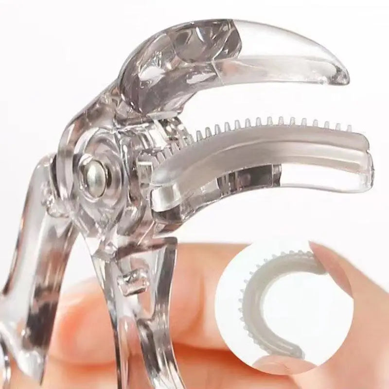 Portable Wide-Angle Eyelash Clip Lasting Eyelash Curler With Frameless Toothed Comb Professional Curling Eye Makeup Tool