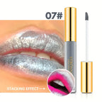 10 Color Glitter Liquid Lipsticks Shimmer Shiny Lipgloss Pearlescent Lip Tint Waterproof Long Lasting Matte Diamond Lips Glaze