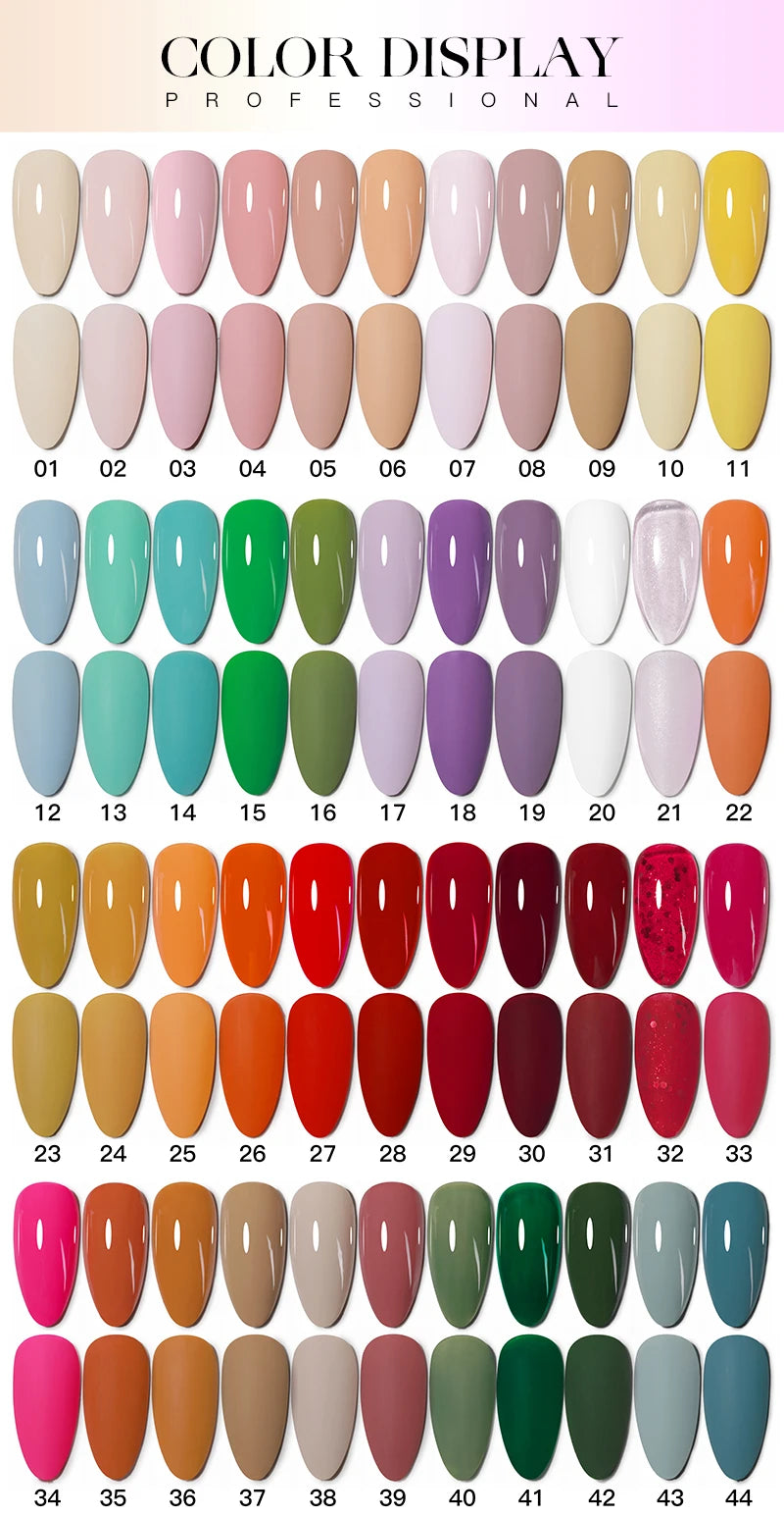 AS 6pcs Color Nail Gel Polish Kit Jelly Pink TPO FREE HEMA FREE Self Leveling Nude Natural Pink Nail Varnish Manicure Set