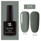 AWStorG 5ML Super Silver Metallic Gel Nail Polish Metal Effect Painting Gel Chromes Varnis Semi Permanent for Nail DIY