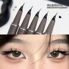 Curved Eyeliner Pen Quick Dry Liquid Eye Liner Easy To Draw Ultra-fine Lying Silkworm Pencil Black Brown Lower Eyelash Makeup