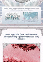 Makeup Flowerknows Shell Pearl Collection Silk Satin Blusher Lightweight Highly Pigmented Blush Powder Long Lasting Face Blushes
