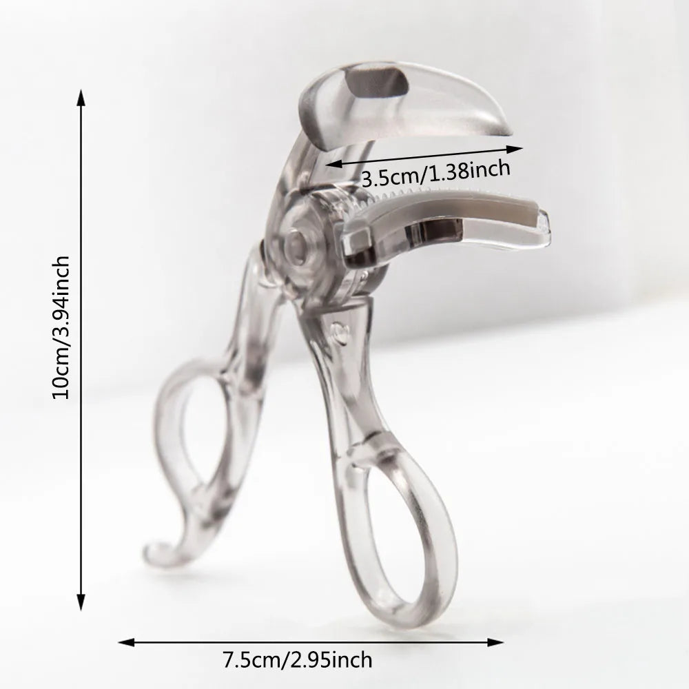 1pc Eyelash Curler with Comb Wide Clip Eyelashes Curler Portable Shaping and Lasting Curling Eyelash Clip Tools Natural Curl