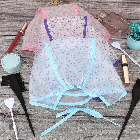 7 Sets of Highlight Cap with Hooks, Hair Highlighting Caps, Highlight Hair Coloring Frosting Dye Kit for Salon Hair Dyeing Tool