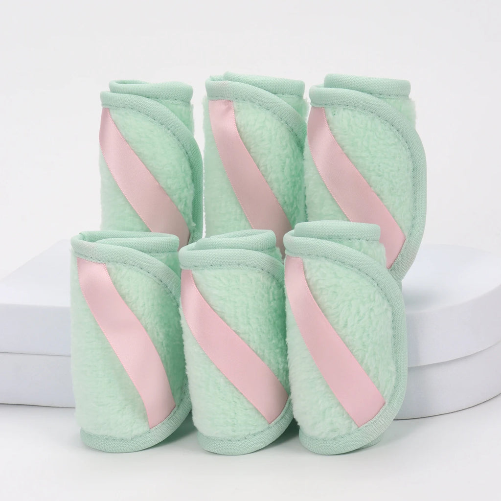 1020 Long Bandage Cleaning Wipes 6Pcs, Machine Washable, Reusable Makeup Remover Tools, Suitable for All Skin Types