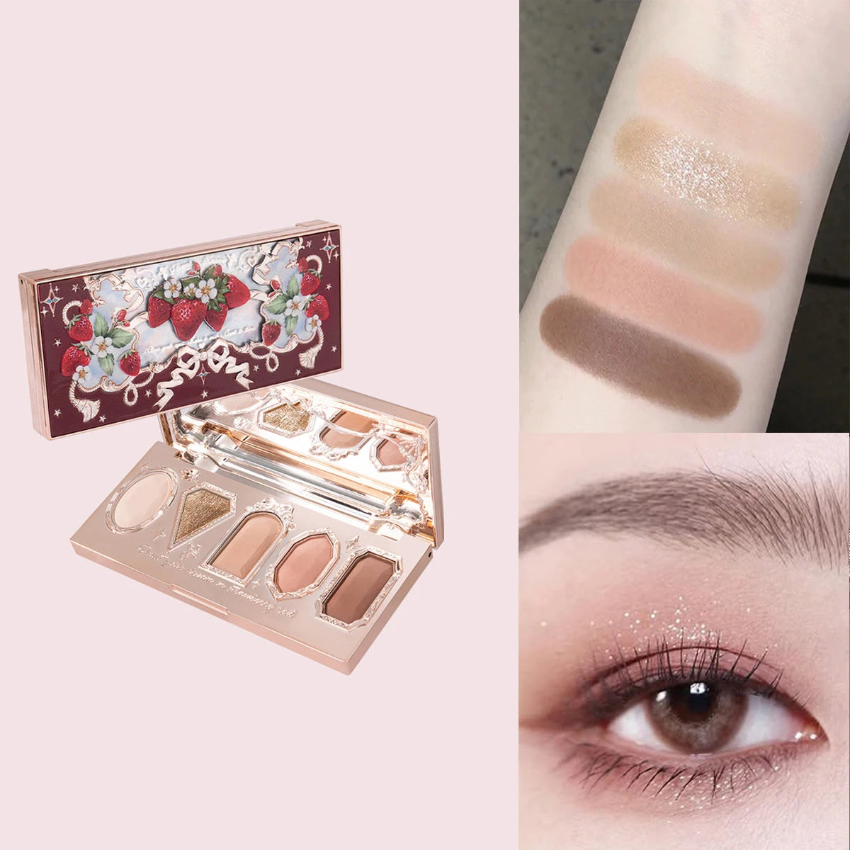 Flower Knows 2026 Bunny Garden Makeup Palette Cute Rabbit Themed Eyeshadow Blush Highlight All In One Cosmetic Collection