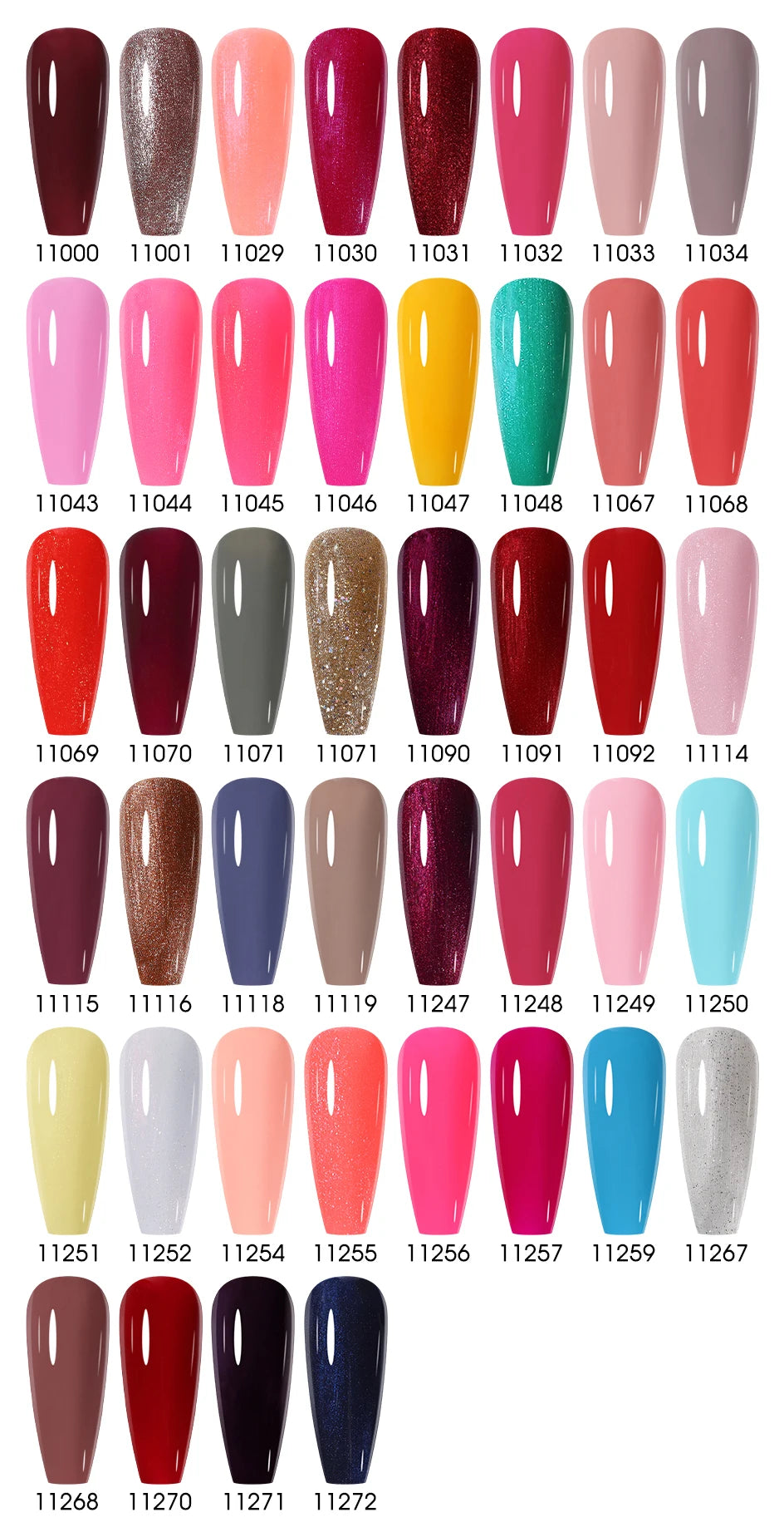 NAILCO 15ml 10pcs/Set Nude Colors Gel Nail Polish UV Gel Nail Polish Pink Nail Lakiery Esmalte Top Base Nail Art Design Vernis