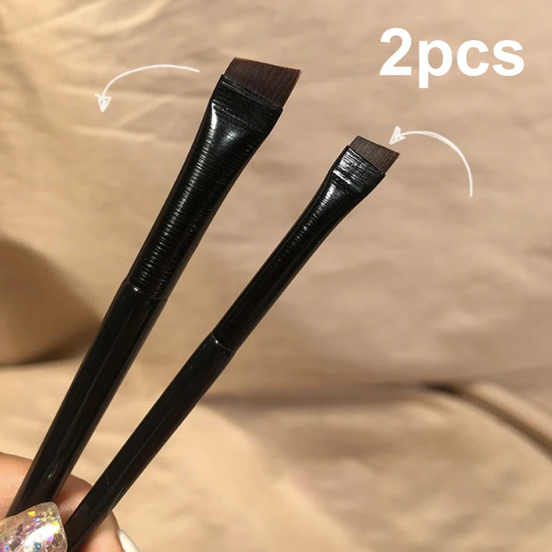 6pcs Black Eye Makeup Brushes Set Professional Contouring Eyeshadow Eyeliner Brush Portable Blending Facial Beauty Cosmetic Tool