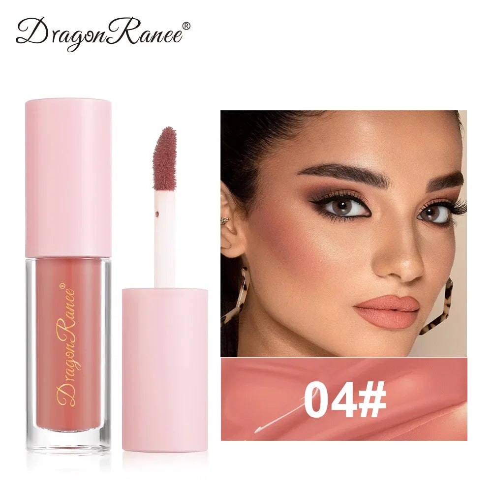 1/3Pc Mini Matte Liquid Blush 8Color Velvet Blusher Orange Peach Face Rouge Lasting Beauty Natural Cheek Tint Cream Blush Makeup
