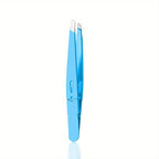 Colourful Precision Stainless Steel Tweezers For Eyebrow Hair Facial Hair Removal, Splinter, Blackhead Slant Tip Angle Tip Point