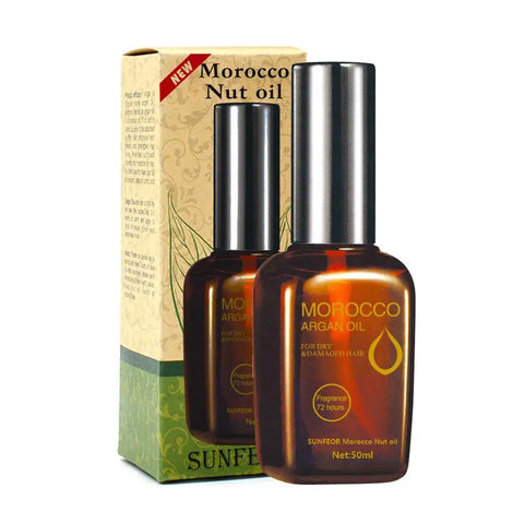 Moroccan Argan Oil Hair Mask 50/60ml – Leave-In Treatment for Frizz Control, Hydration & Split Ends Repair, Salon/Home Use