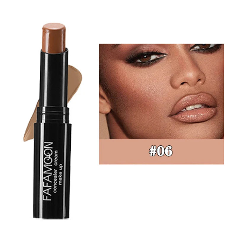 Concealer Stick Foundation Face Outline 3D Brightening Moisturizing Full Coverage Acne Dark Circle Natural Matte Concealer Cream