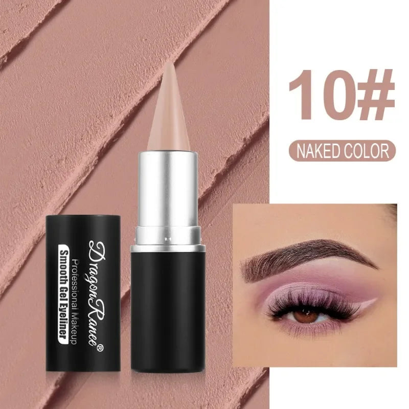 12 Colors Waterproof Eyeliner Cream Lasting Easy To Wear Eye Liner Gel Black Blue Matte Quick Dry Eyeliner Pen Makeup Cosmetics