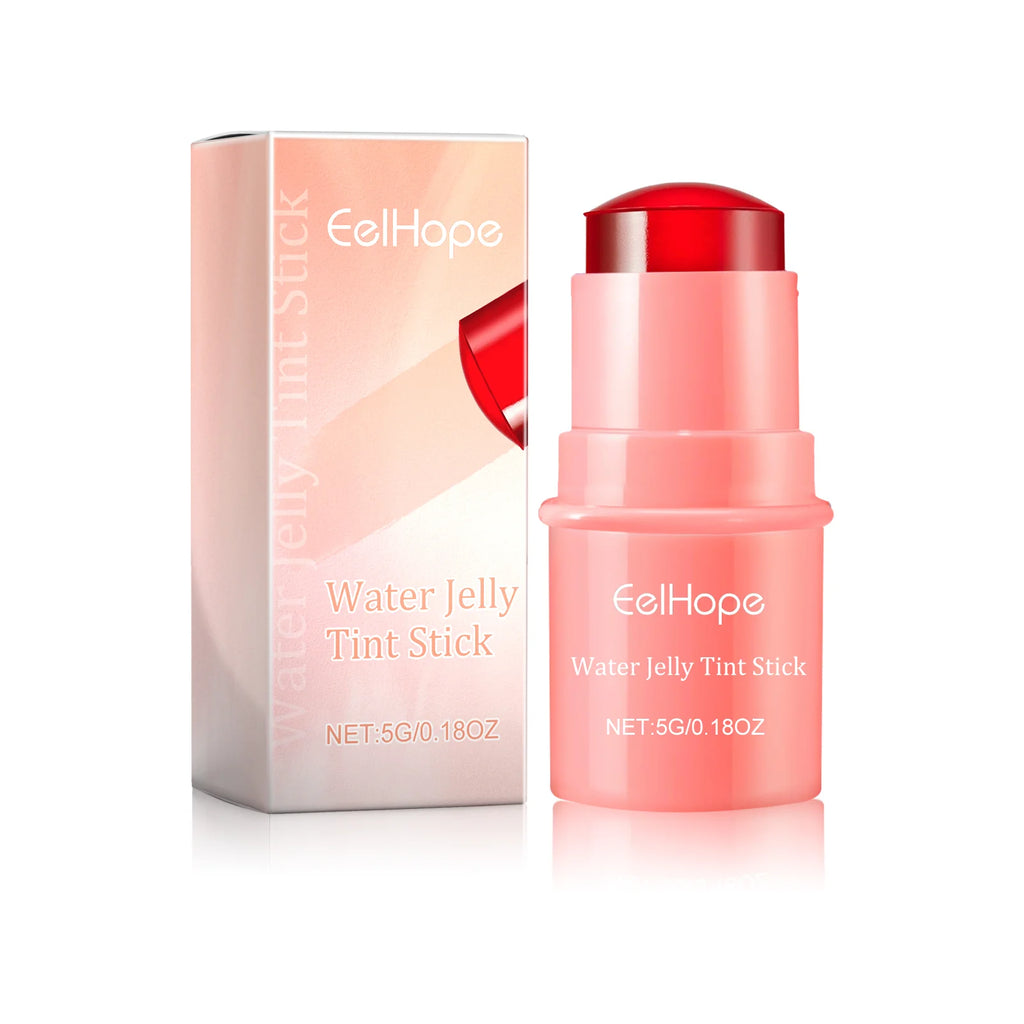 3-in-1 Milk Jelly Tint Facial Blusher Wand Moisturize Lasting Brightening Matte Rouge Cheek Contour Lipstick Stick Beauty Makeup