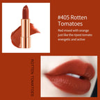 Matte Lipstick Set 3 Colours with Silver Chain Shining Bag Waterproof Non-Stick Long Lasting Red Lip Makeup 3.5gx3pcs