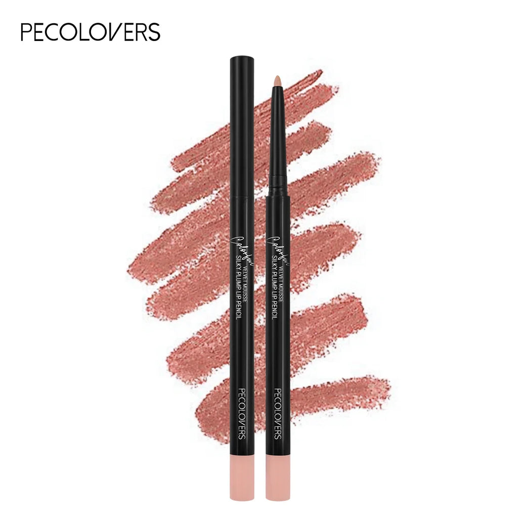 Nude Matte Lip Liner Pencil Lipstick Tint Makeup Waterproof Lasting Non-stick Lipstick Lip Liner Cosmetic