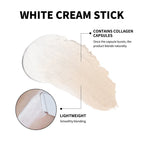 Waterproof Blanc Cover Cream Stick Dual-ended Design Creamy Texture Concealer Foundation Buildable Coverage Face Base Makeup