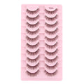 False Eyelashes 3/10 Pairs Natural Long Mink Lashes Strip Dramatic Fake Lashes Full Eye yelash Extension Makeup Faux Cils Tool