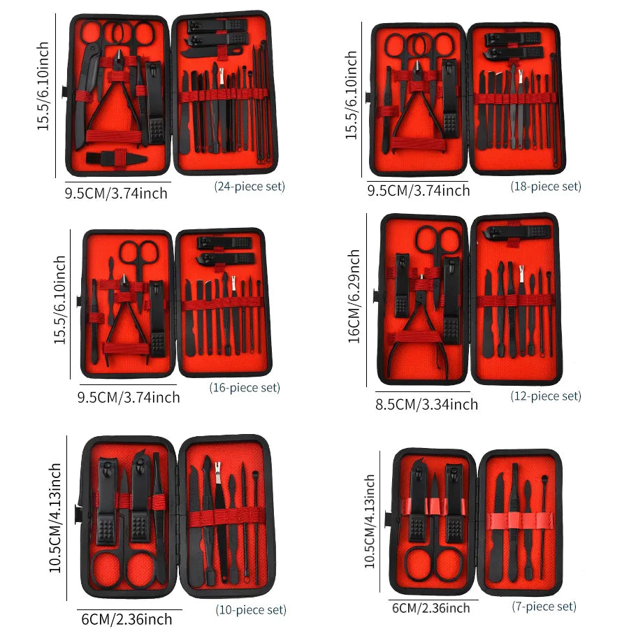 Nail Clipper Set Convenient Beauty Tools Nail Clipper Manicure Nail Trimmer Pedicure Knife Ear Peeling Knife Nail Manicure T