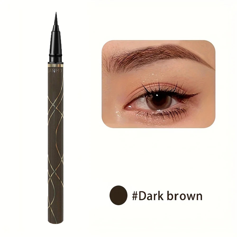 0.008mm Ultra-fine Liquid Eyebrow Pencil Professional Waterproof And Sweat-proof Eyeliner in one Lasting Eye Brow pen