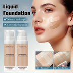 15ml Full Coverage Liquid Foundation,Foundation Effective Concealer Waterproof Sweat-resistant Makeup Professional Cosmetics