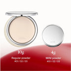 JOOCYEE Skin-melting Pressed Powder SILKY SOFT POWDER FOUNDATION Silver Bow Limited Edition Long-lasting Natural Makeup