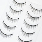 Strips False Eyelashes Full Strip Hard Stem Baby Straight Fish Tail fake eyelash Natural lashes for Double Eyelid Cosplay