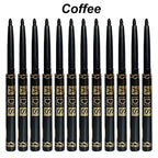 1/2/5/12pcs Waterproof & Sweat-Proof Black Eyeliner Pencil Eye Liner Gel Pen Long-Lasting Anti-smudging for Bold Eye Makeup