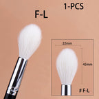 Highlighter Brush Eyeshadow Crease Brush Contour Crease Highlighter Sculpting Makeup Brushes 100% Goat Hair Tapered Beauty Tool