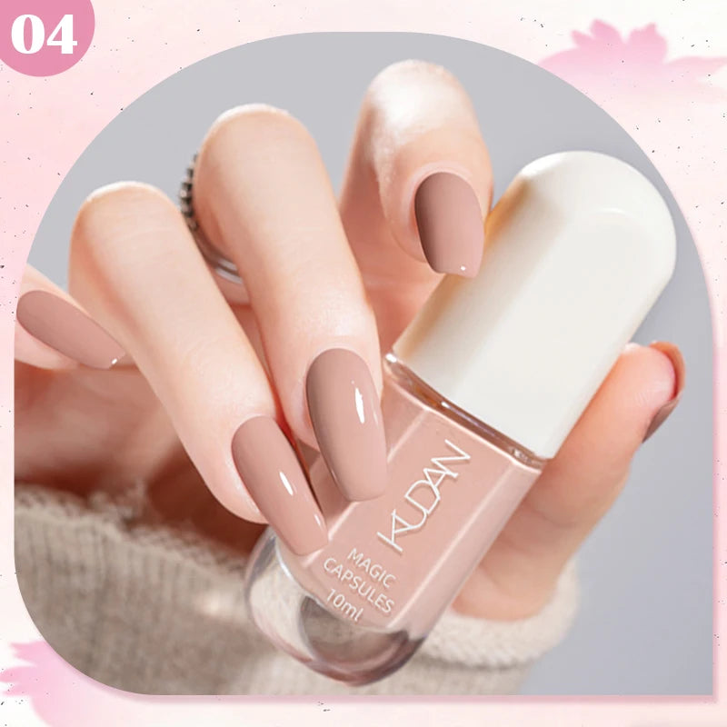 10ml Water-Based Peel Off Nail Polish 40 Colors Long Lasting Quick Drying No Need of Lamp to Cure Nail Supplies Manicure Nails