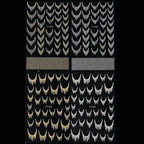 Reflective Glitter French Nail Art Stickers Sparkly Gold Silver Tassel Line Geometric Grids Adhesive Sliders Decals DIY Manicure