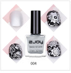 10ml Nail Stamping Polish Varnish Black White Colorful Nail Printing Lacquers for Stamping Plate 30 Colors Nail Stamping Polish