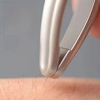 1pc Premium Round Head Tweezers for Eyebrow & Facial Hair Removal Seamless Clips, Short Hair Precision Easy Combing for Eyebrows