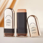 Waterproof Concealer Foundation Stick With Brush - All-in-One Long-Lasting, Oil Control, Brightening Makeup Natural Matte Finish