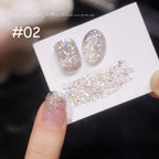 1-12pcs WS Carnival Party Broken Diamonds Nail Gel Polish Summer New Super Flash Quick Dry Long Lasting Nail Art Nail Supplies