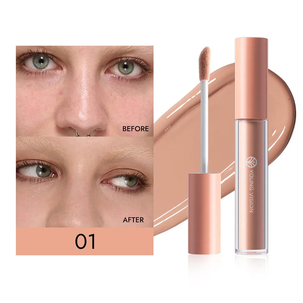 Yellow Orange Liquid Concealer Foundation Primer Base Facial Repair Dark Circles Corrector Skin Tone Purple Brighten Concealer