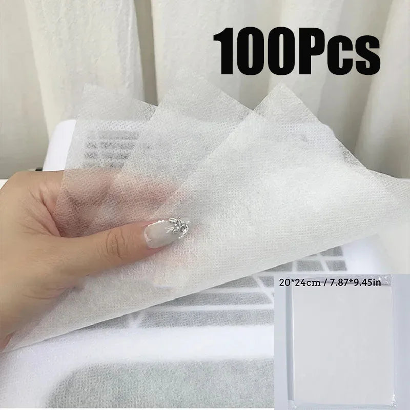 1000/500/200/180/100Pcs Profession 100% Cotton Pads For Nail Wipe Lint-Free Nail CottonGel Polish RemoverNail Art Cleaning Tools