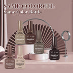 6-piece nail polish set, 15ml/bottle, suitable for all seasons, semi-permanent, easy to apply, DIY nail art designs, colorful na