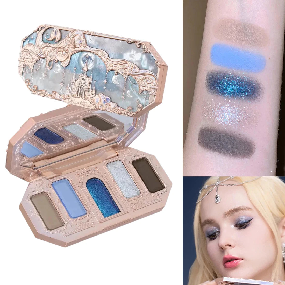 Flower Knows 2026 Bunny Garden Makeup Palette Cute Rabbit Themed Eyeshadow Blush Highlight All In One Cosmetic Collection