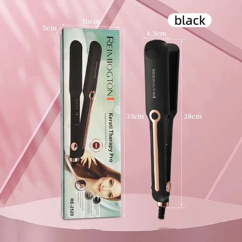 Tinsol 2-in-1 Hair Straightener Curling Iron Ceramic Plate Negative Ion Wide Plate Temperature Adjustable Hair Straightener