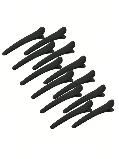 4/12Pcs Side Hair Clips, Salon Clips For Hair Cutting, Washing, Makeup And Styling, Ladies Matte Hair Clips,Back To School