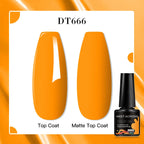 MEET ACROSS 7ml Red Blue Green Metallic Gel Nail Polish Super Bright Mirror Effect Semi Permanent LED UV Gel Nail Art Varnish