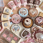 Flower Knows SWEETIE BEAR Makeup Box Gift Set All In One Perfume Shimmer Eye Shadow Palette Blush Lip Jelly Box 10 PCS