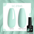 LILYCUTE 7ML Pink Glitter Nail Gel Polish Nude Natural Long Lasting Manicure Soak Off UV LED Nail Art Base Top Coat Gel Varnish