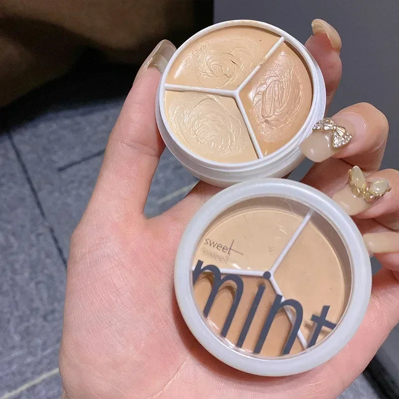 6Colors Concealer Palette Cream Texture Covers Acne Marks Dark Circles Multifunction Face Makeup Lasting Brighten Face Cosmetics