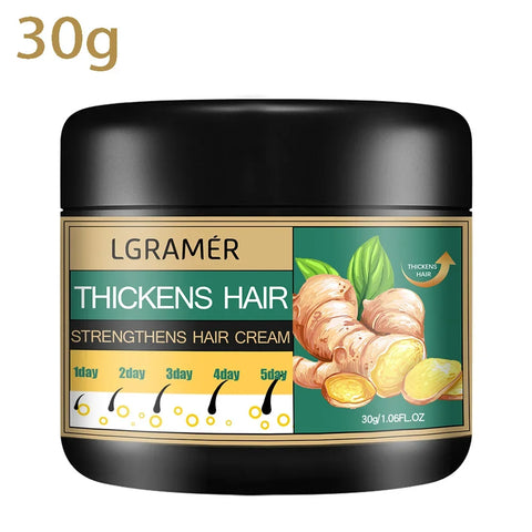 Hair Growth Products Ginger Regrowth Repair Cream Prevent Hair Loss Baldness Treatment Dense Hairs Beauty Hair Care Men Women